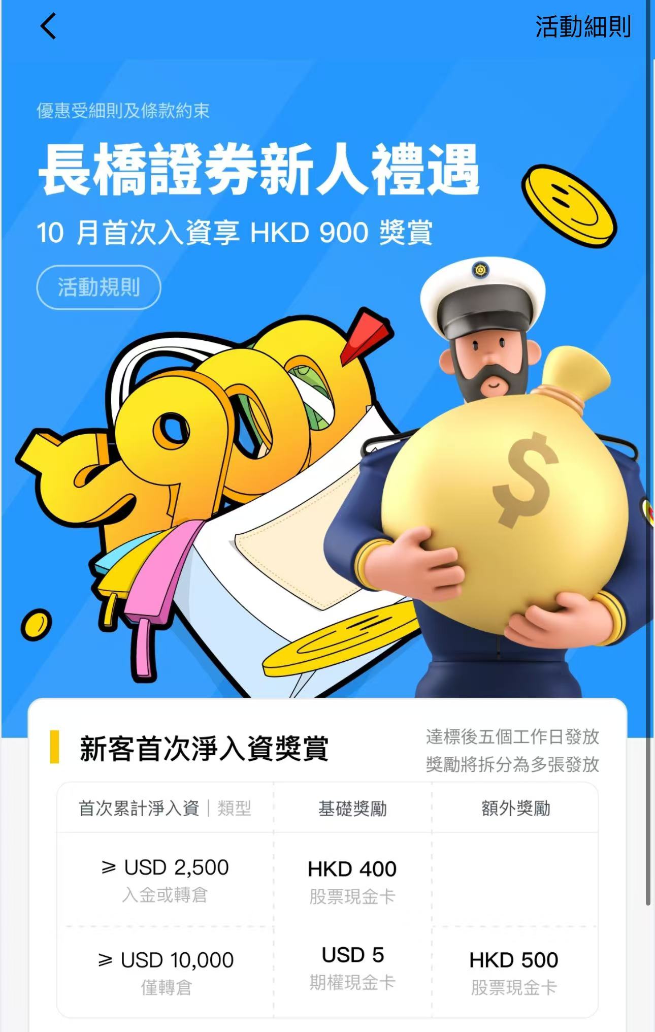 最新长桥证券邀请码2025, 本月900港币开户优惠奖励,终生免佣金-图片2
