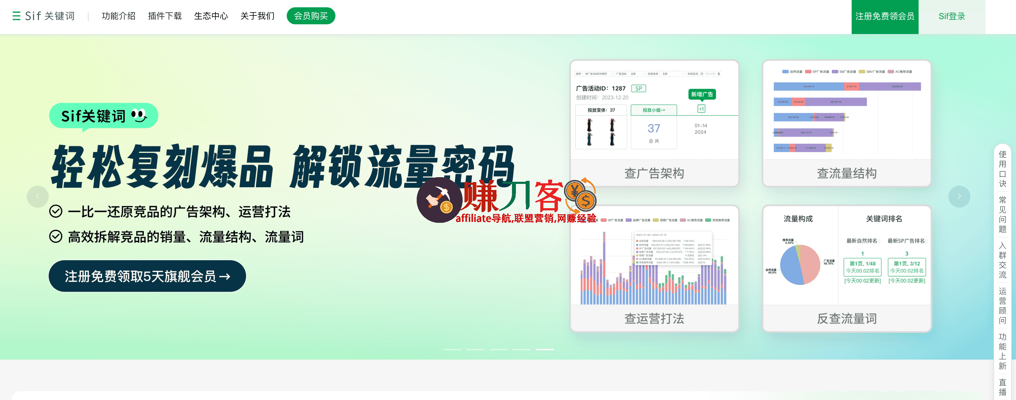 最新sif优惠码2025,618大促,8.1折优惠折扣码,专业亚马逊流量分析工具-图片2